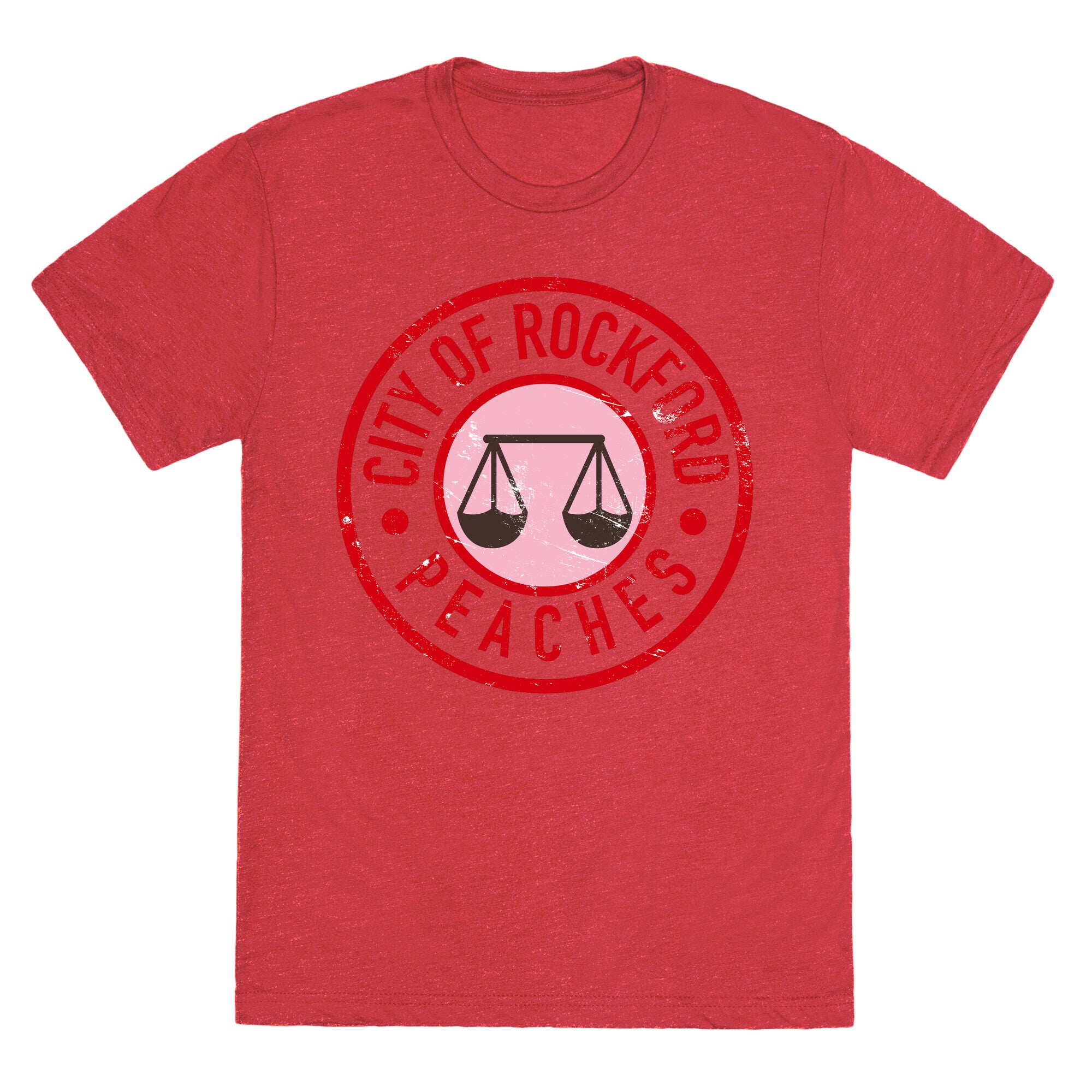 City Of Rockford Peaches Unisex Triblend Tee